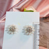 Korean Star Same Necklace Earrings Pearl Disc Flower Sweet Lady Style Necklace