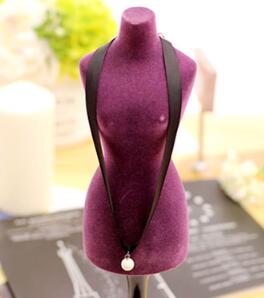 Korean Style Choker Necklaces for women lady short rope with pearl design pendant necklace jewelry #NL070