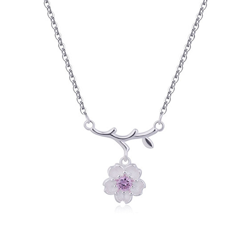 Fashion Necklaces Wish Real Dandelion Crystal Necklace Glass Round Pendants Necklace Silver Chain Choker Necklace For Women