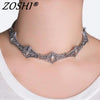 Korean Tibetant Choker Necklace Statement Girlfriend Gift Cute Bell Necklace Jewelry Collier Femme 2021