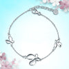 Korean Version Butterfly Bracelet for Women Cold Wind Style Jewelry 925 Sterling Silver Jewelry European American Fashion Trendy
