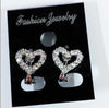 Korean cherry butterfly knot without pierced ear clip female invisible earrings with crystal U clip LM-C269