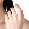 Korean 925 Stamped Silver fine Bowknot crystal Rings For Women size 6/7/8/9  Party Gifts wedding diamond Jewelry