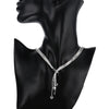 Korean 925 Sterling Silver romantic tassels heart Bracelets necklace for Women Gift Party wedding Jewelry set