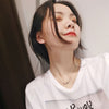 Korean 925 sterling Silver box chain bracelets neckalce for women Party wedding accessories jewelry sets Couple gifts