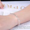 Korean 925 sterling silver Bracelets charms circle chain for woman men classic Wedding party Gifts fine designer Jewelry