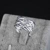 Korean Pretty 925 Sterling Silver Rings For Women adjustable Retro Wedding Party gifts Charms designer jewelry