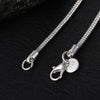 Korean charm 925 Stamped Silver classic 3MM Snake Bone Chain Necklace For Women Men 16-24 Inch party trend Jewelry Gift