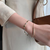 Korean jewelry, exquisite dark green beads double-layer bracelet, elegant student girlfriends women's daily bracelet