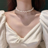 Korean jewelry irregular natural freshwater pearl necklace elegant women daily birthday gift accessories