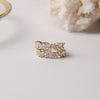 Korean selling jewelry simple copper inlaid zircon ring student party gift female index finger open ring