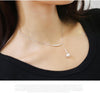 Korean jewelry temperament sweet accessories imitation pearl necklace female clavicle fine chain Statement Necklace Csgo