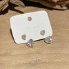 Korean design jewelry hollow copper wire mesh crystal love earrings elegant women's wedding accessories