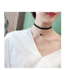 Korean version of the cute little red heart necklace female temperament wild short  chain clavicle