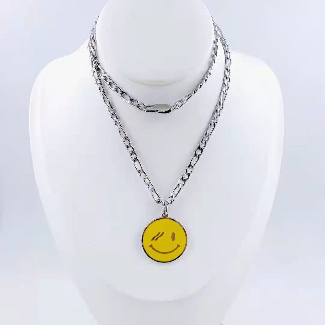 Kpop Bangtan Boys V same necklace men's trendy brand necklace couple hip-hop accessories welldone