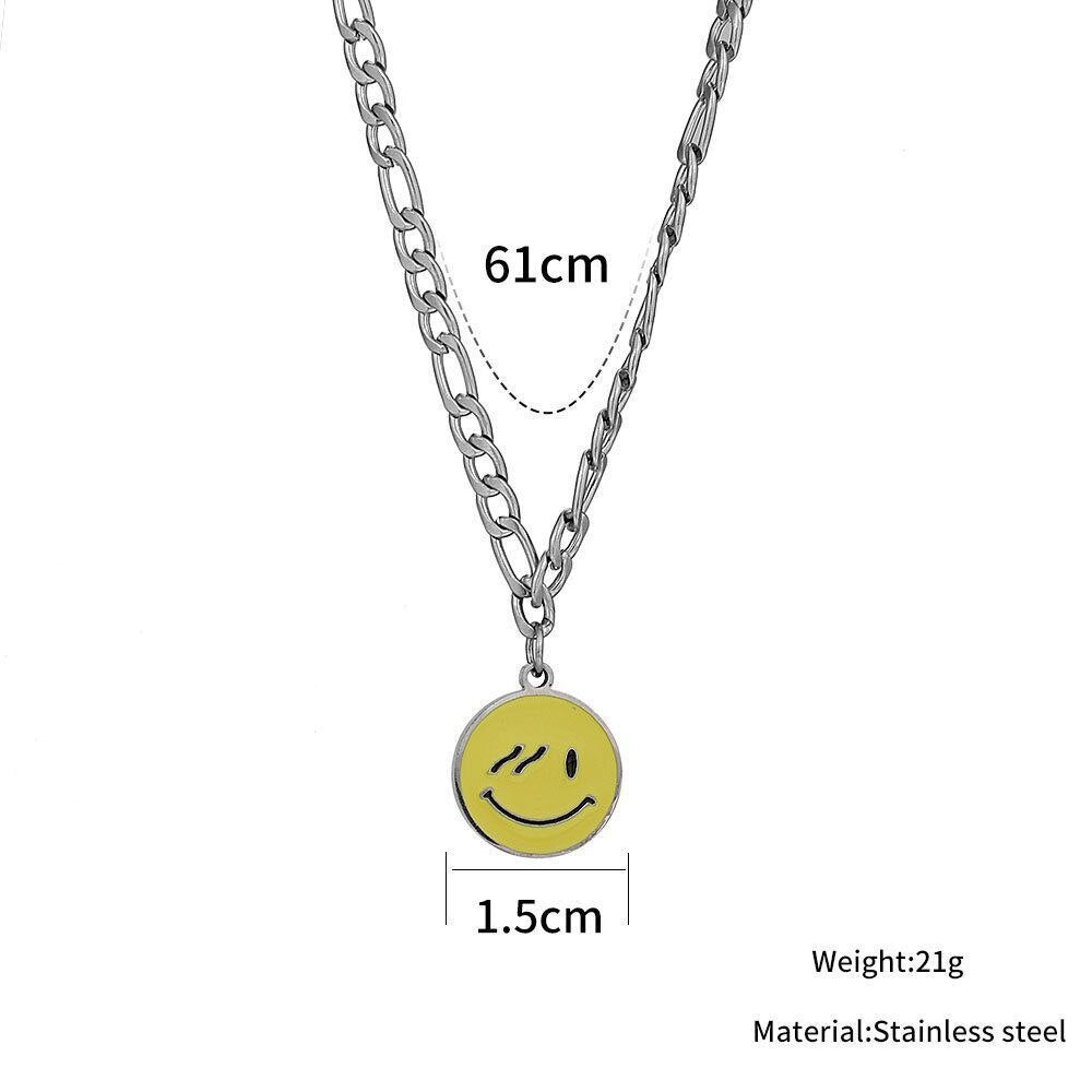 Kpop Bangtan Boys V same necklace men's trendy brand necklace couple hip-hop accessories welldone