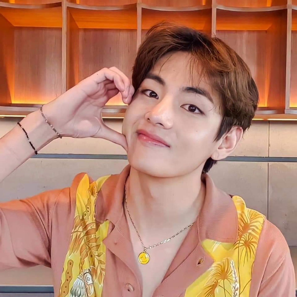 Kpop Bangtan Boys V same necklace men's trendy brand necklace couple hip-hop accessories welldone