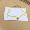Kpop Beaded Necklace Ins Hand-woven Small Flowers Daisies Necklace Women Chic Clavicle Choker Aesthetic Accessories