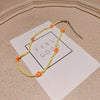Kpop Beaded Necklace Ins Hand-woven Small Flowers Daisies Necklace Women Chic Clavicle Choker Aesthetic Accessories