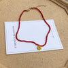 Kpop Beaded Necklace Ins Hand-woven Small Flowers Daisies Necklace Women Chic Clavicle Choker Aesthetic Accessories