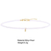 Kpop Elegant Big White Imitation Pearl Beads Choker Clavicle Chain Necklace For Women Wedding Jewelry Collar 2021 Neck Chain
