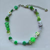 Kpop Goth Harajuku Fruit Smiley Beaded Necklace  Pearl Jewelry Choker hip-hop Multicolor Trendy Clay Fruit  y2k jewelry