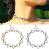 Kpop Harajuku Goth Metal Hollow Heart Neck Chains Choker Necklaces For Women Egirl Party Cosplay Aesthetic Accessories Jewelry