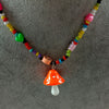 Kpop Harajuku Punk Goth Beads EMO Dice Rainbow Smiley Mushroom Pendant Necklace For Women Men Y2k Halloween Jewelry Accessories