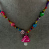 Kpop Harajuku Punk Goth Beads EMO Dice Rainbow Smiley Mushroom Pendant Necklace For Women Men Y2k Halloween Jewelry Accessories