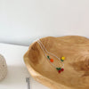 Kpop Summer Sweet Cherry Pineapple Choker Transparent Beads Women Charm Necklace Fruit Party Jewelry Gift