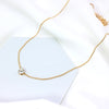 Kpop Women Neck Chain Gold Color Choker Necklaces Thin Chain On The Neck Minimalist Pendant Jewelry 2021 Chocker Collar For Girl