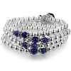 100% 925 Silver Beads Lapis Lazuli hand bracelet for women Top quality National Style bracelet