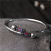 Ethnic Bracelet&Bangle 100% 925 Sterling Silver bangles For Women Men Vintage Thailand Jewelry Birthd Gifts Top Quality