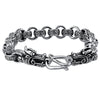 Thai Silver Vintage Dragon Scripture Bracelet & Bangle Top Quality Silver Bangles for Couple Birtyd Gift