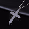 L Pendant Necklace Men Religious Faith Jewelry Classic Personalized Accessories E2g5