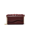 LAFESTIN Women Brand 2022 Trendy Retro Chain Shoulder All-match Messenger Small Square Bags Designer Split Leather