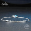 2020 New 3*40mm Honeycomb 100% Real 925 Sterling Sliver Fine Jewelry Chain Charm Bracelet for Women Girl Gift LMHY016