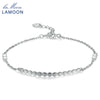 Fine Jewelry Chain Charm Bracelet for Women New Honeycomb S925 100% Real Sterling Sliver Round Classic Design H-Y016