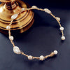 LAN CAI Classic Natural Baroque Pearl Choker Necklace Gifts For Women Irregular Pearl Choker Necklace Fine Jewellery