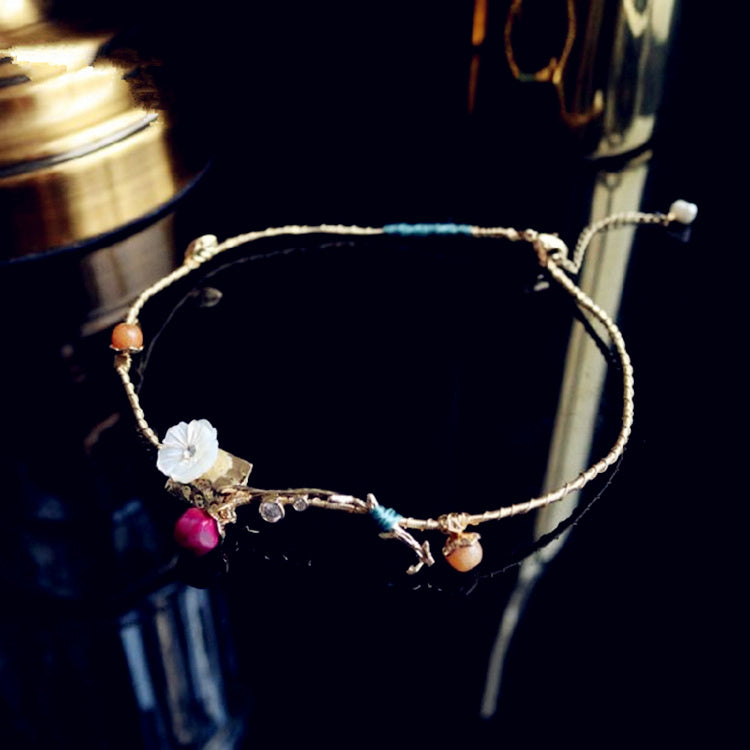 LAN CAI Fine Jewelry Flower Shape Natural Fresh Water Baroque Pearl Necklace For Women Luxury Choker Necklaces Jewelry Female