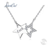 Authentic 925 Sterling Silver Star Pendant Necklace for Women Fine Jewelry Clear Zircon Star 2020 Newest Arrival Jewelry
