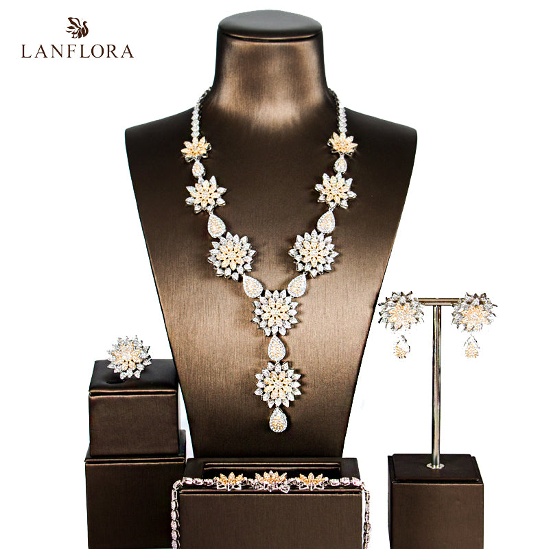 LANFLORA-charms-flower-zircon-jewelry-sets-for-bridal-necklace-wedding-engagement-ring-cubic-zirconia-jewelry-sets