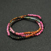 Natural tourmaline Bracelets Fine Jewellery Fashion hand string 4mm Candy Bracelet   sc003