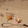 925 Sterling Silver Earrings Flower Earrings Fashion Small Earring For Women ED10126