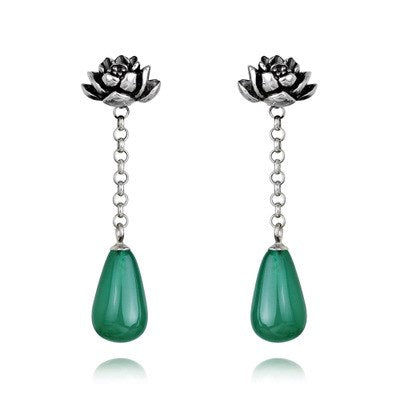 925 Sterling Silver Earrings Pearl Earrings Women Fine Jewelry Drop Earrings ED37046