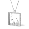 925 Sterling Silver Necklace Women Chain Necklace Fine Jewelry Silver Pendant PD47019