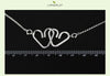 925 Sterling Silver Necklaces Pendants Women Heart Pendant Fine Jewelry 925 Silver Jewelry Chain Necklace N35044