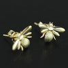 925 Sterling Silver Stud Earrings Women Fine Jewelry Korean Earrings Bee Stud Earrings For Women ED401059