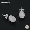 925 Sterling Silver Women Crystal Earrings jade Fine Jewelry 925 Silver jewelry Earrings Silver 925 ED41057