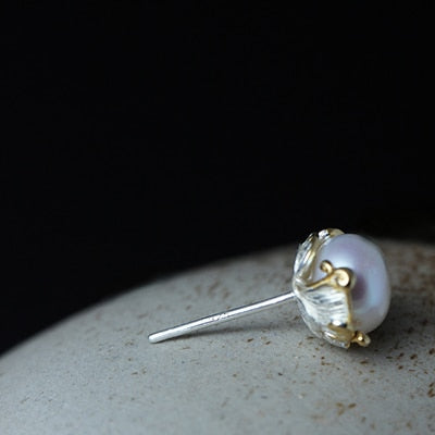 925 Sterling Silver Women Pearl Earrings Handmade silver 925 jewelry Earring's Women ED15245